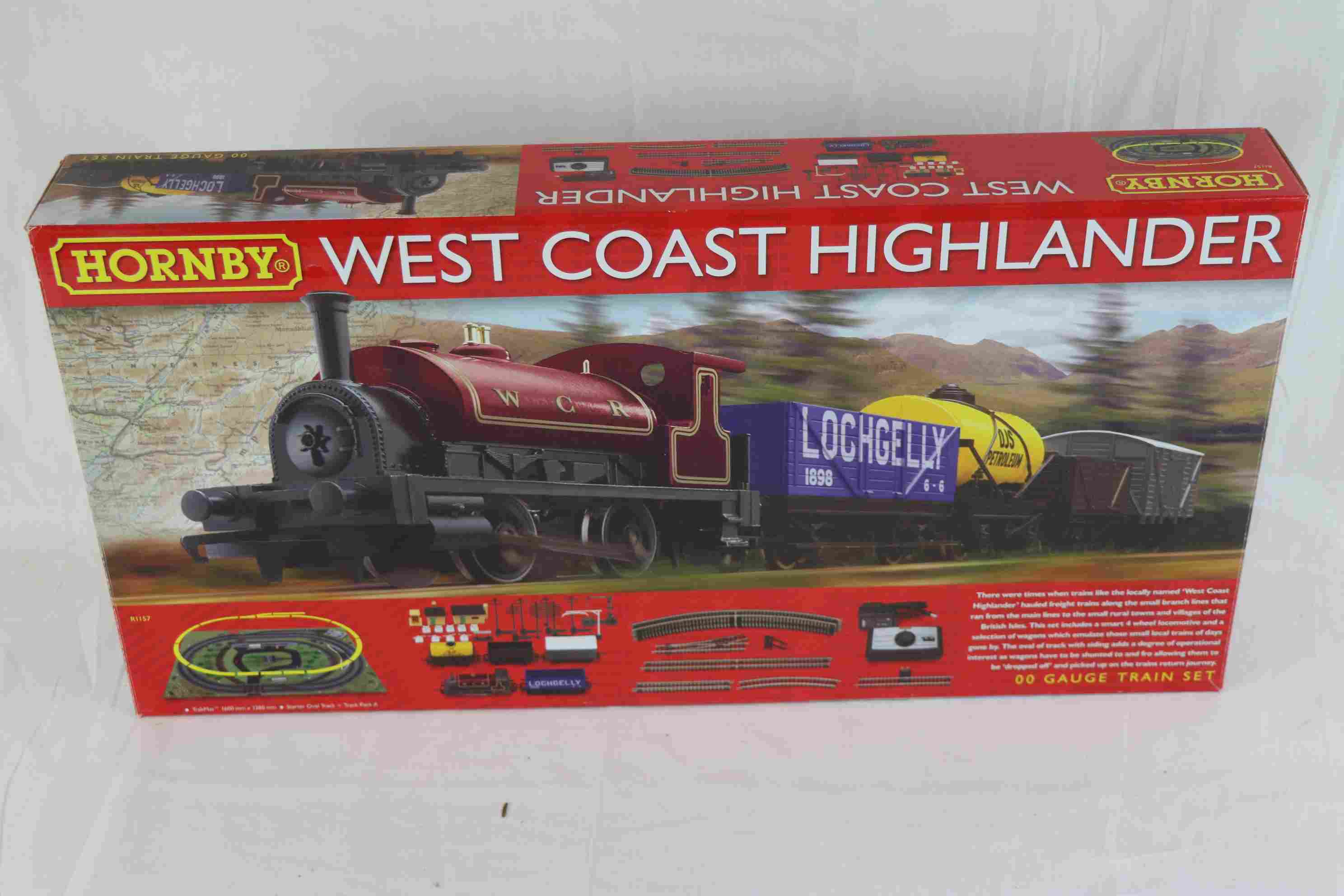 Boxed Hornby OO gauge R1157 West Coast Highlander appearing complete