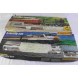 Two boxed Hornby OO gauge train sets to include Intercity 125 and Suburban Passenger both complete