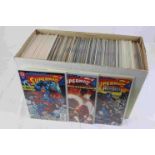 Comics - Collection of 195 various DC The Adventures of Superman comics, all bagged, many boarded