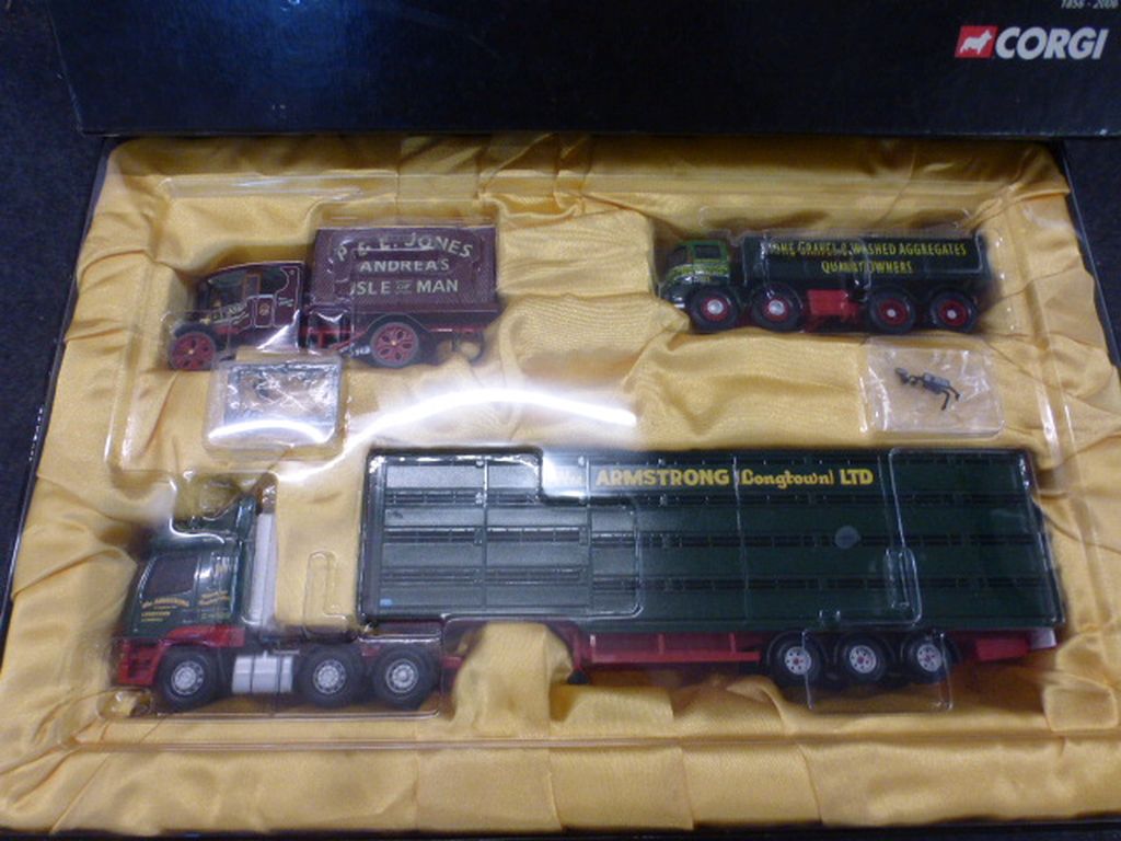 Boxed ltd edn Corgi 1:50 scale 150 Years of Foden CC99185 Three diecast model set complete with - Image 2 of 2