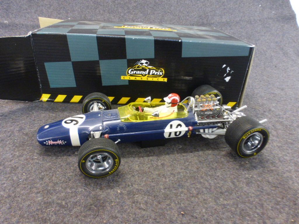 One boxed 1:18 Exoto Grand Prix Classics diecast model Lotus Ford Type 49