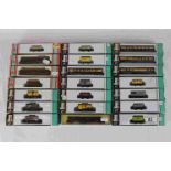 21 Boxed Lima N gauge items of rolling stock to include wagons, coaches and trucks
