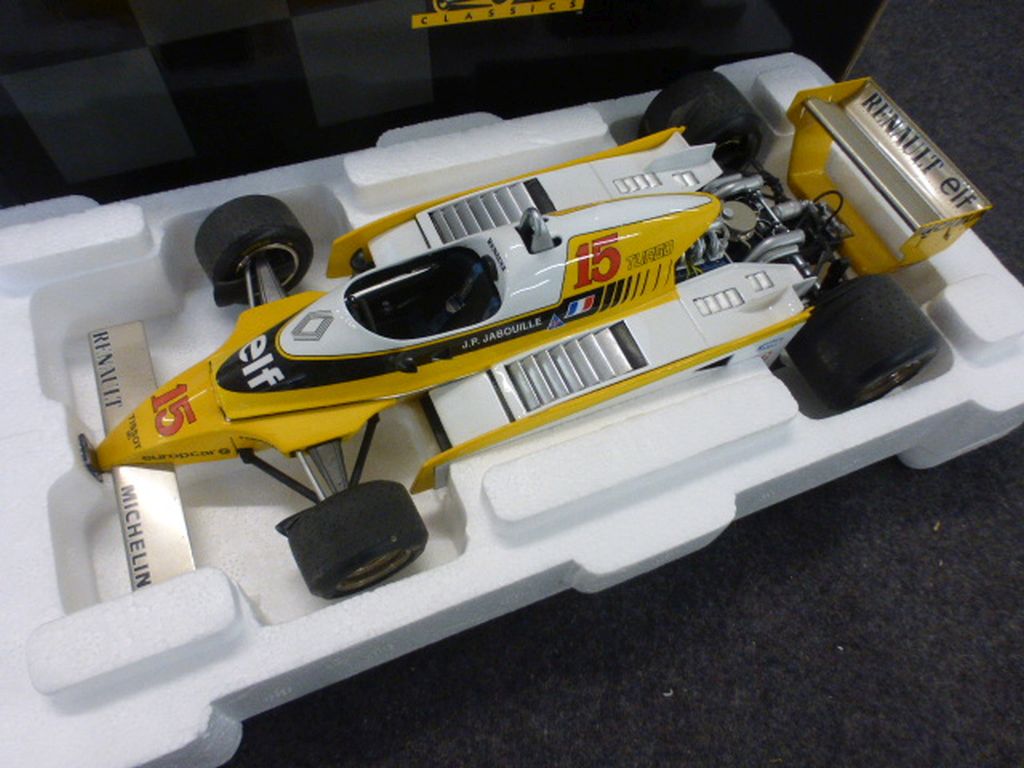 One boxed 1:18 Exoto Grand Prix Classics diecast model Renault Michelin Turbo No.15, vg condition - Image 2 of 2