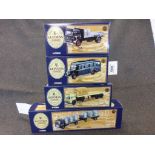 Four boxed ltd edn Corgi Guiness diecast models to include 33804 Bedford OB Coach, 24901 Leyland