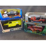 Four boxed diecast models to include Universal Hobbies Eagle Collectables 1:18 Land Rover 440100,