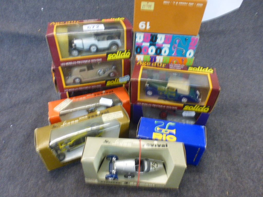 14 boxed 1:43 diecast models to include 4 x Brumm Revival 2 x 1913 Bedelia (r5 & r6), 1929
