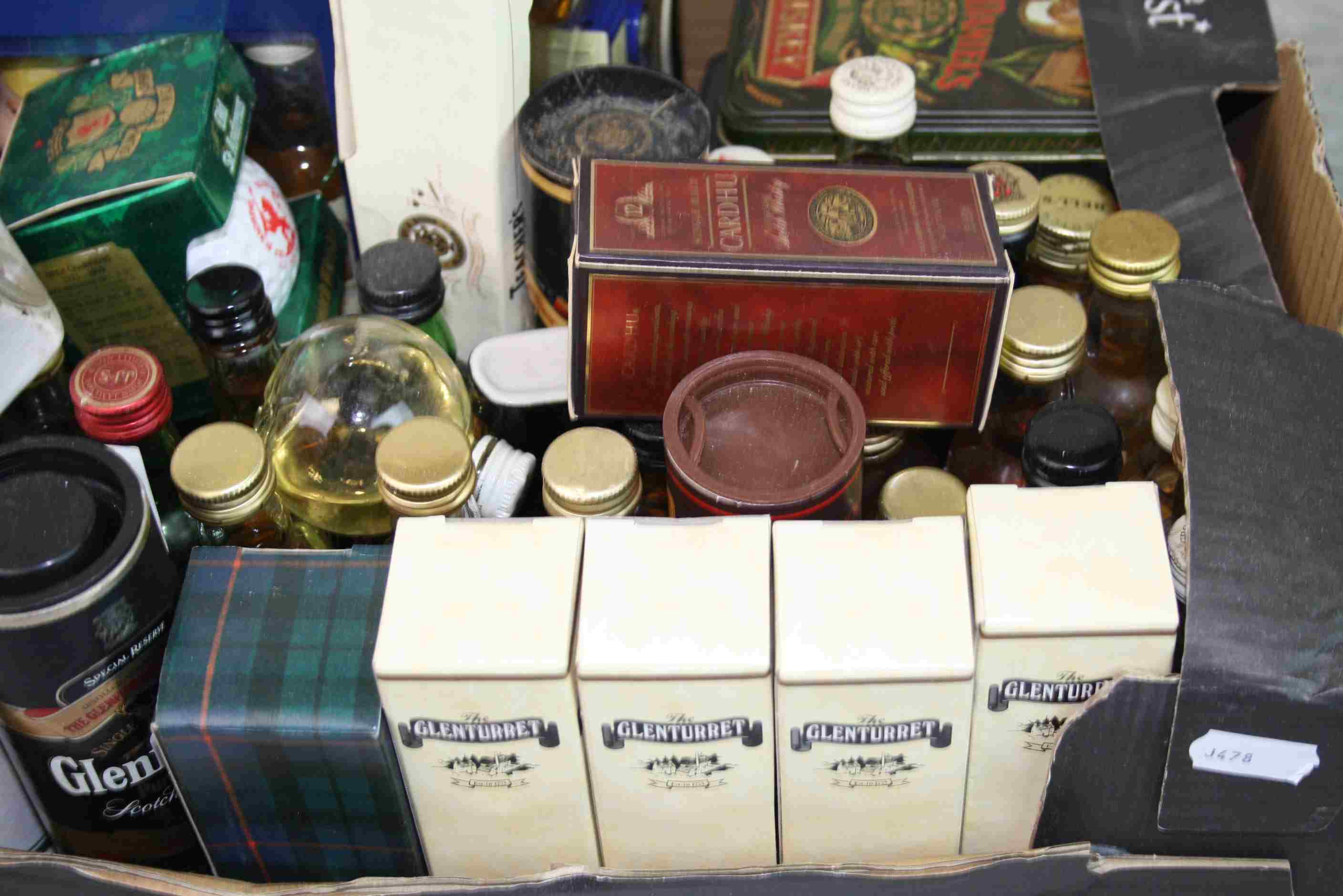 Box of miniatures to include single malt whisky - Image 4 of 6