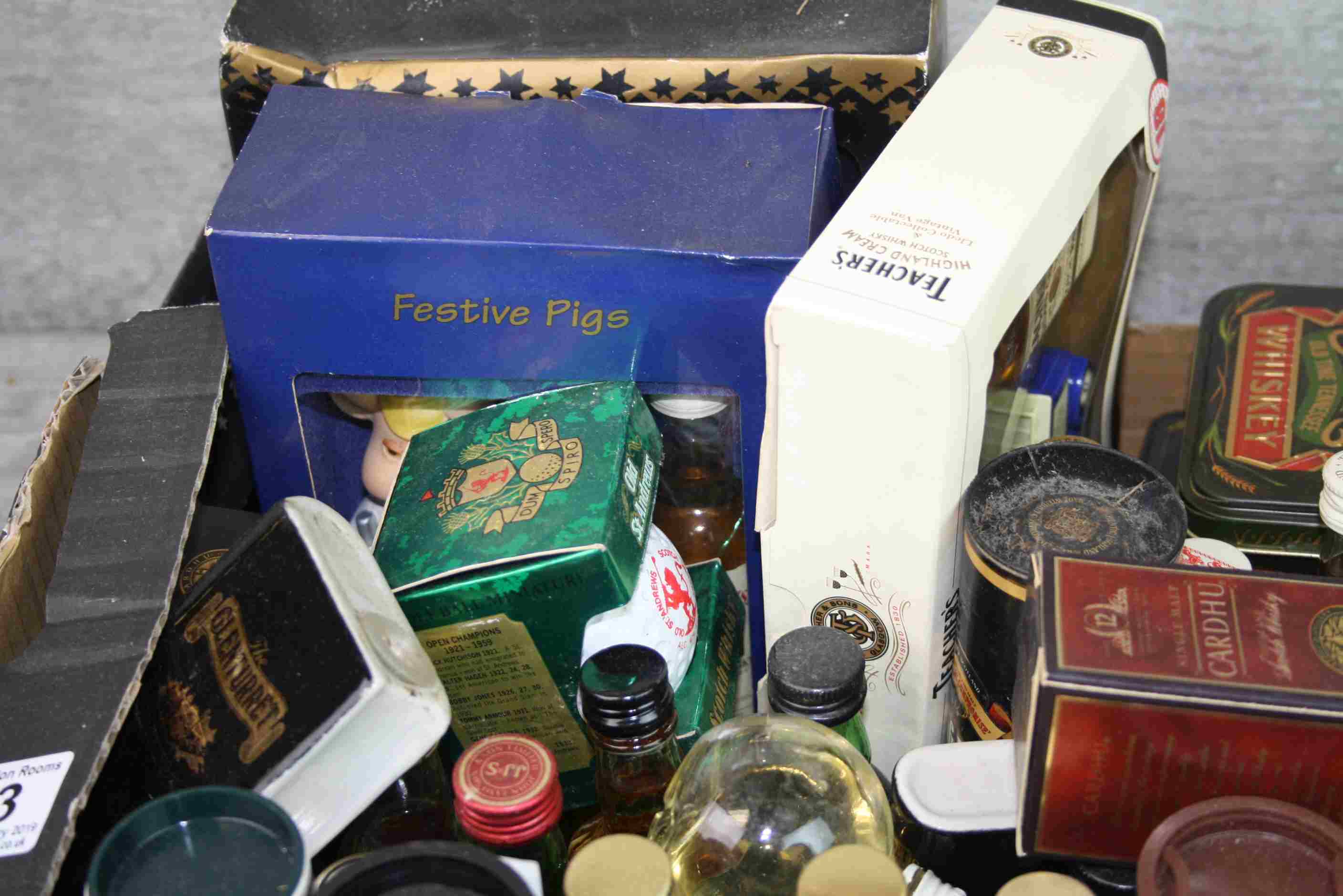 Box of miniatures to include single malt whisky - Image 6 of 6