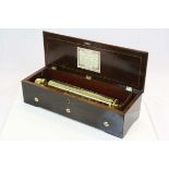 An 8 air Nicole Freres, F. Nicole Swiss Musical Box C.1842. In excellent restored condition, playing