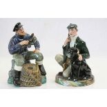 Two Royal Doulton ceramic figurines, "The Lobster Man" HN2317 & "The Gamekeeper" HN2879