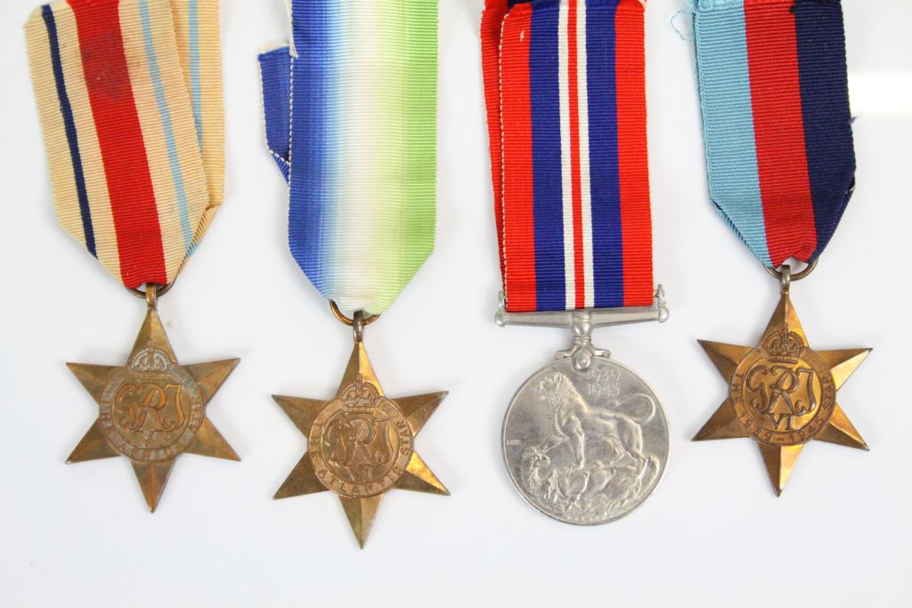 Four Full Size British World War Two Medals To Include The 1939-45 British War Medal, The 1939-45