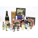 Collection of vintage unopened Miniatures and other bottles of Alcohol to include Port, Guinness,