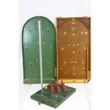 Vintage Chad Valley Bagatelle Board together with another Vintage Bagatelle Board and a Vintage Reno