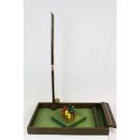 Boxed Vintage ' John Moore ' Table Skittles Game