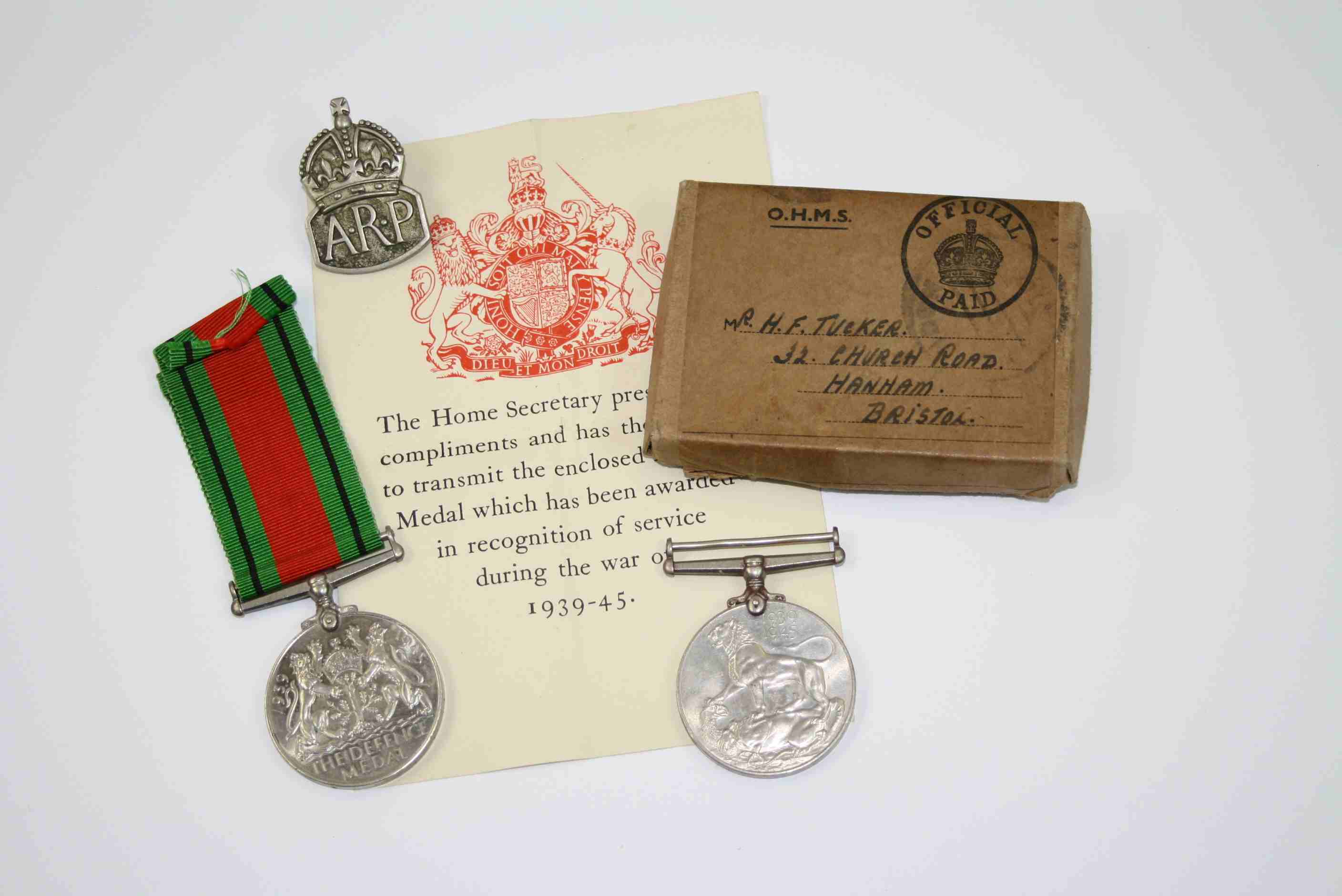 A Pair Of Full Size World War Two Medals To Include The 1939-45 British War Medal And The Defence - Image 2 of 6