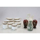 Small collection of ceramics to include Paragon teaware in "Holyrood" pattern, Moorcroft ceramic