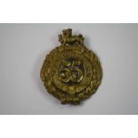 A Westmoreland 55th Regiment Of Foot Brass Glengarry Badge. The Glengarry Was A Black Undress Cap,