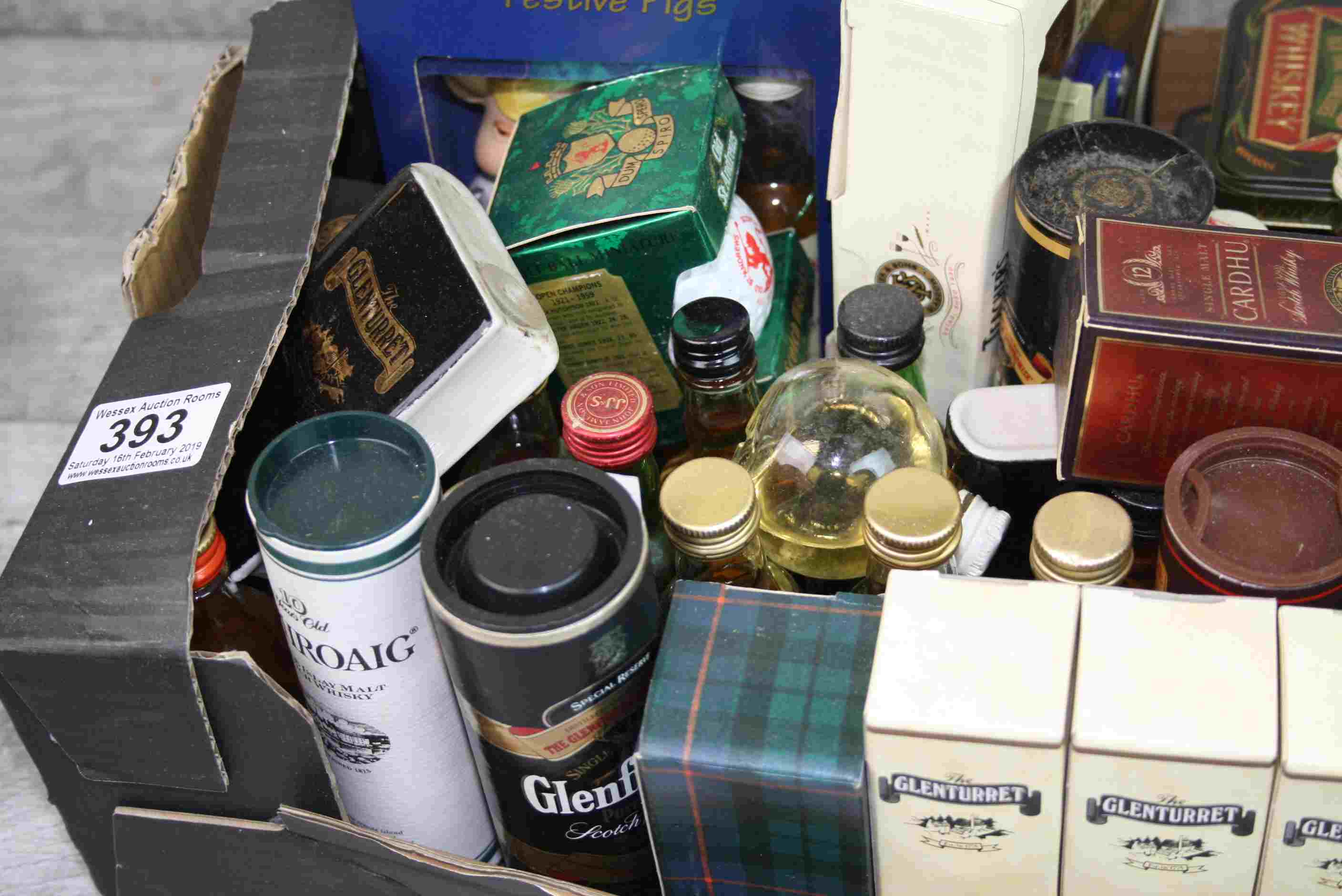 Box of miniatures to include single malt whisky - Image 3 of 6