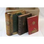 19th & 20th century Hardback Books to include; The Army 1942 - 43, Boys Own Paper 1895, 50 Amazing