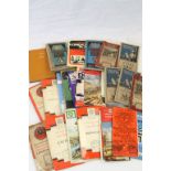 Box of vintage & other Maps, mainly UK interest