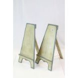 Pair of French Studio Table Display Easels