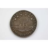 Bolivian Silver 8 Soles coin 1842, good condition, approx 38mm diameter, 26.9 grams
