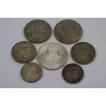 Small collection of Netherlands Silver coins to include 2 x Maria Theresa Thalers etc