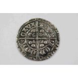 Hammered Silver Groat, Good condition, some edge loss