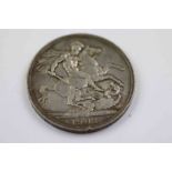 Edward VII Silver Crown coin 1902, good condition, approx 28.1 grams