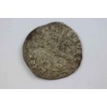 Hammered Silver Long Cross Penny, possibly Edward II, Good condition for age