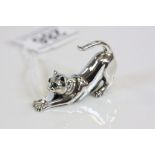 Sterling Silver Figure of a Cat