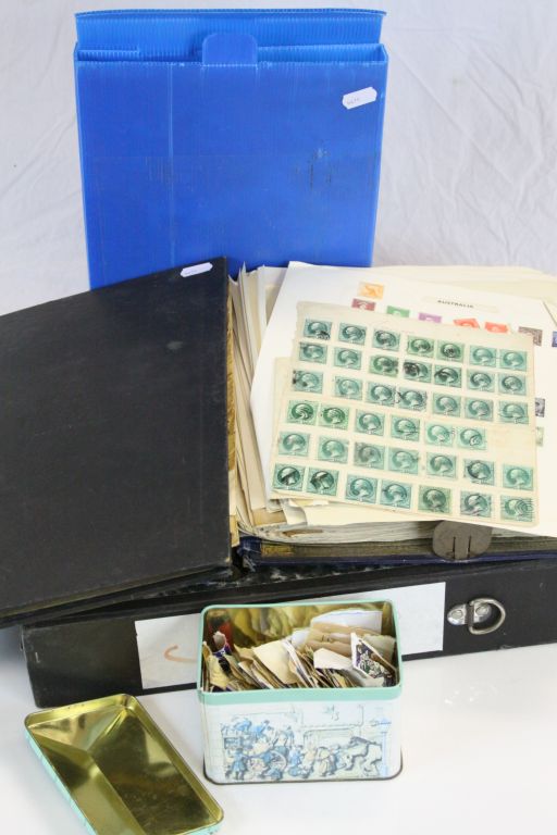 Large collection of World & UK Stamps, loose and in Albums to include Victorian