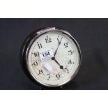 Smiths Bakelite Bulkhead / Coach Eight Day Clock, 18cms diameter