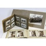 Two Vintage Early to Mid 20th century Snappy Snaps Black and White Photograph Albums, one