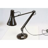 Retro Brown Anglepoise Desk Lamp