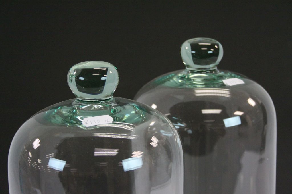 Pair of Glass Domes, 35cms high - Image 2 of 3