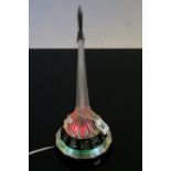 Retro 1960's / 70's Plastic Russian Spaceship Table Lamp, 40cms high