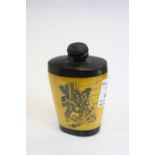 Oriental Snuff bottle with Erotic images to the sides, stands approx 80mm including the lid