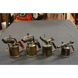 Four Vintage Blow Torches including Optimus and Monitor