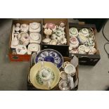 Over Forty Items of Mason's Ceramics including Fifteen Storage Jars, Three Vases, Teapot, Salt &