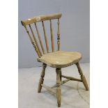 Victorian Elm Seated Stickback Child's Chair