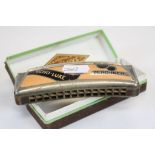 Hohner Echo-Luxe harmonica, in original box