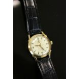 Vintage Gents "Marvin Hermetic" Wristwatch, with Gold plated Bezel & sweep seconds hand, approx 31mm