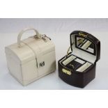 Two Dulwich Design Leather Jewellery Boxes