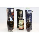 Two Boxed Bottles of Martell ' Noblige ' Cognac Brandy, 70cl and 35cl together with Boxed