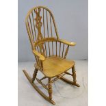Windsor Hoop Back Rocking Elbow Chair