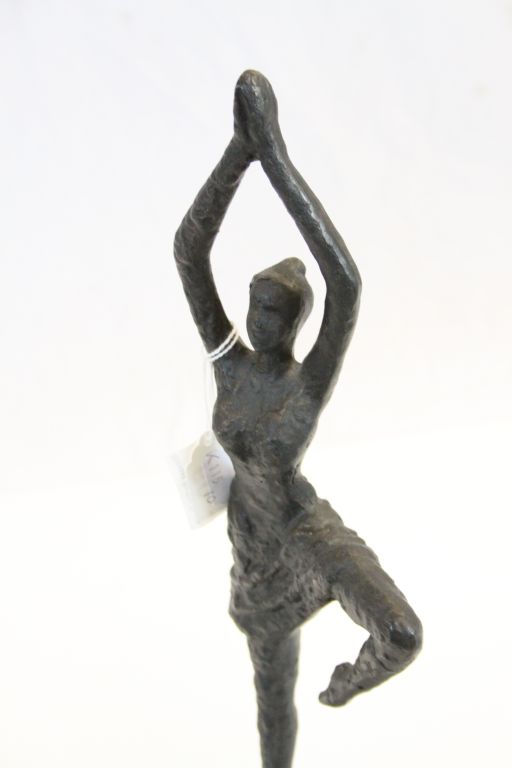 Metal Figurine of a Dancing Ballerina, 42cms high - Image 3 of 4