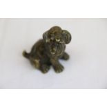 Bronze Model of a Dog