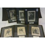 Six Framed and Glazed Royal Shakespeare Theatre Prints