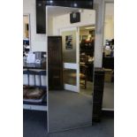 Large Shop Mirror in Metal Frame